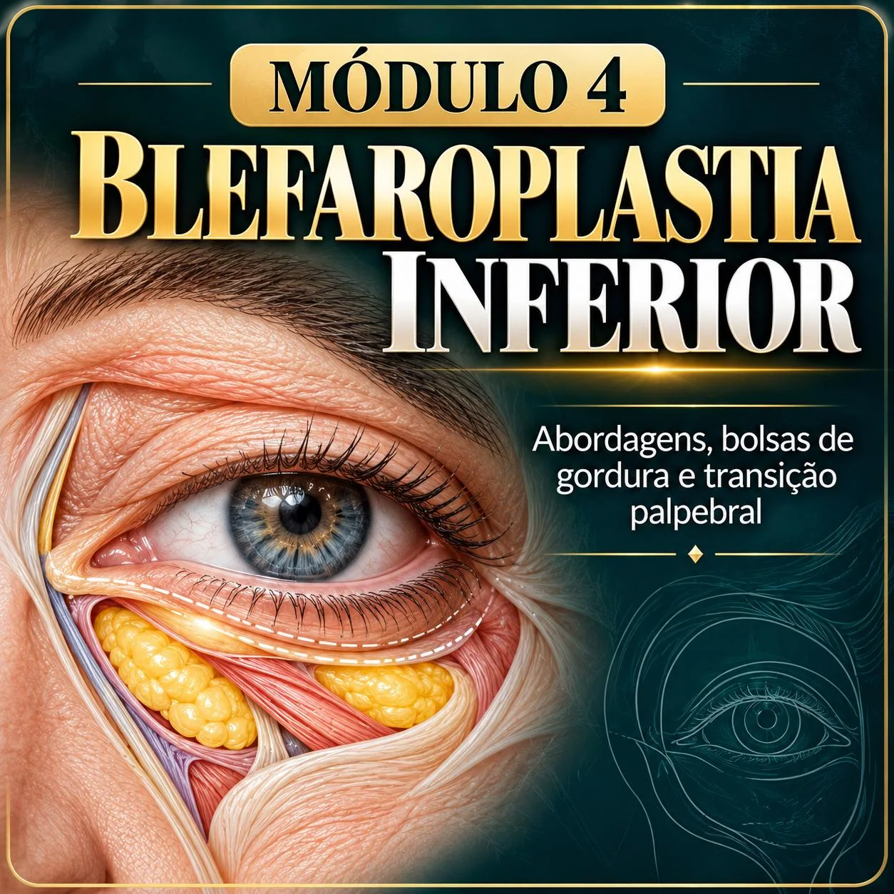 Capa do módulo 04: Blefaroplastia Inferior