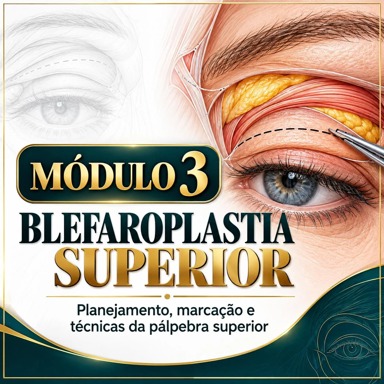 Capa do módulo 03: Blefaroplastia Superior