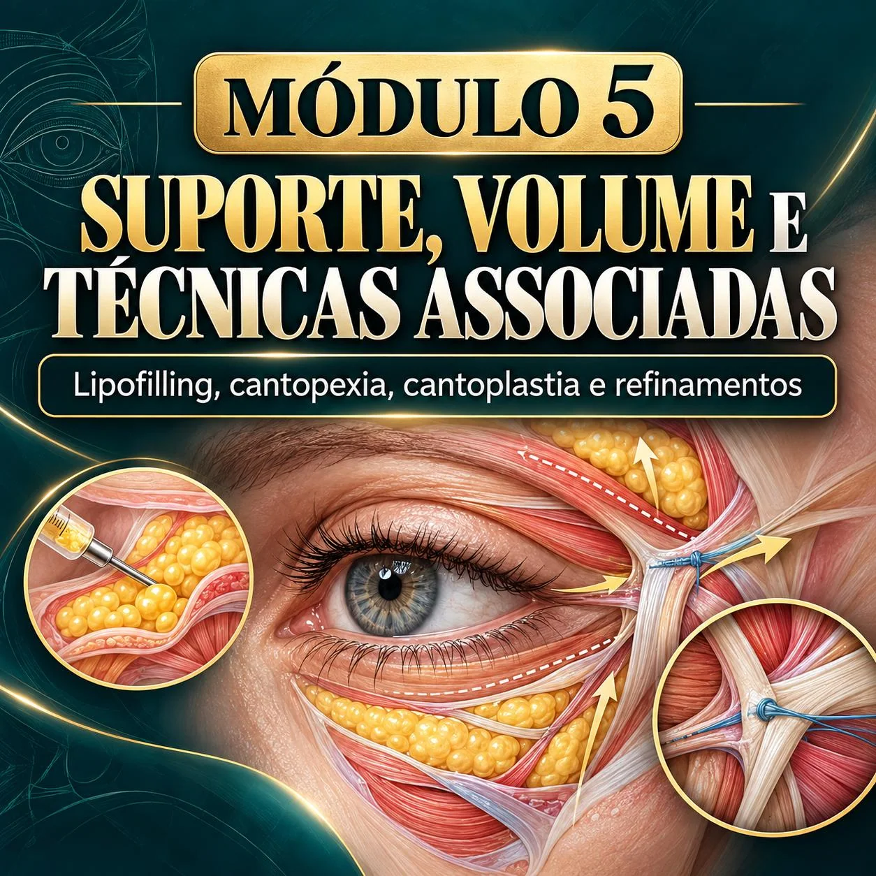 Capa do módulo 05: Suporte, Volume e Técnicas Associadas
